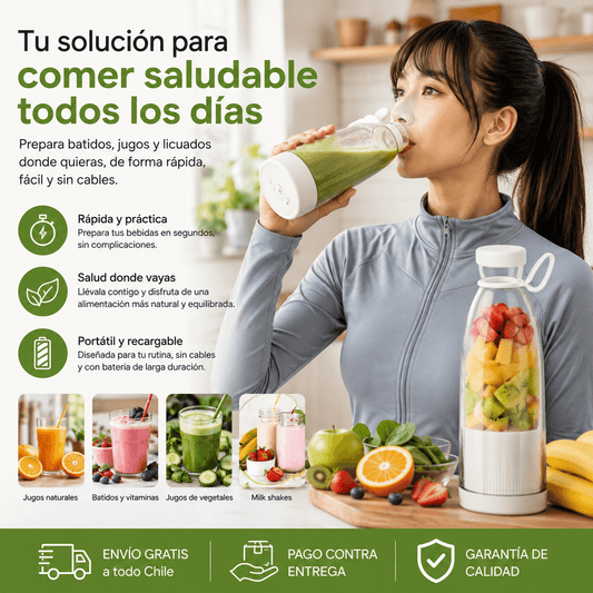 Botella Licuadora Portátil