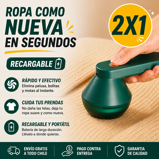 Removedor de Pelusa Eléctrico (Recargable⚡)